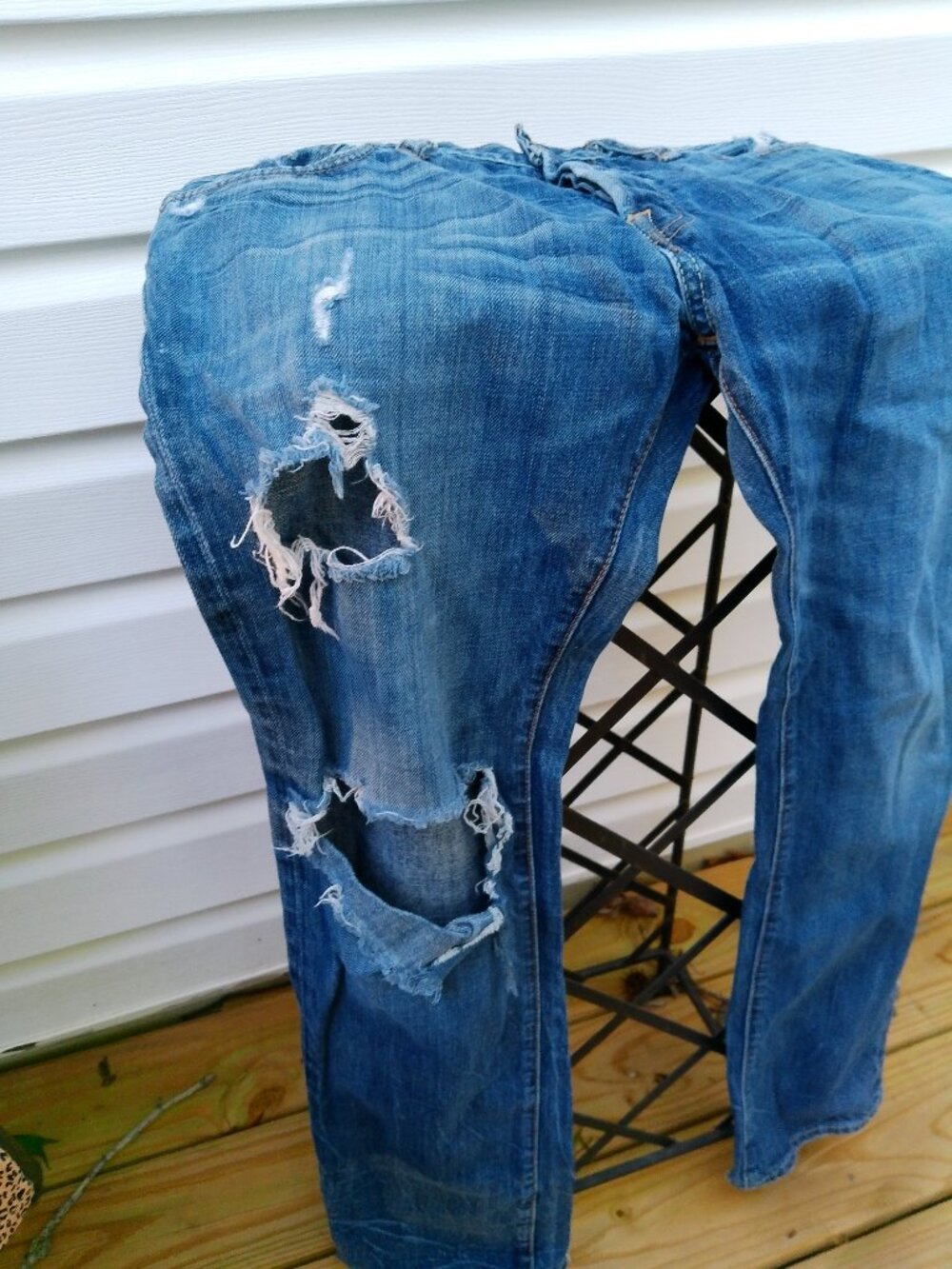 VINTAGE PAIR OF MENS ABERCROMBIE JEANS SIZE 32X32 GOOD SHAPE - Picture 11 of 11